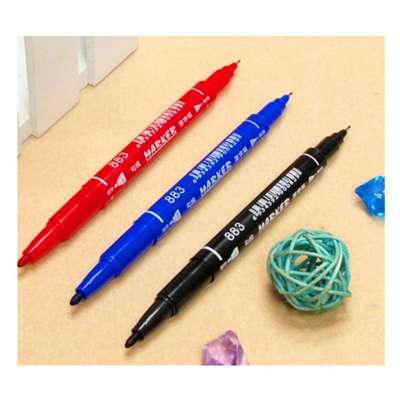 2 in 1 multifunction marker pen  indelible marker pen  drawing pen