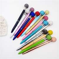 Hot selling diamond crystal pen diamond top pen