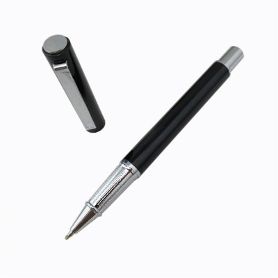 Hot selling   cap  off metal  roller pen with custom  logo  for  business  man