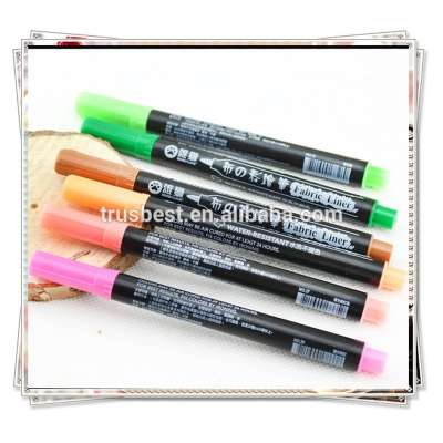 water soluble marker pen , plastic waterproof marker pen ,fabric marker pen